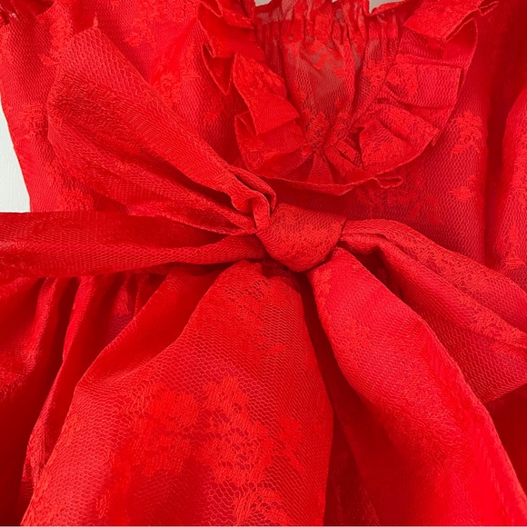 Selkie Le Bisou New Era red dress - Picture 5 of 7